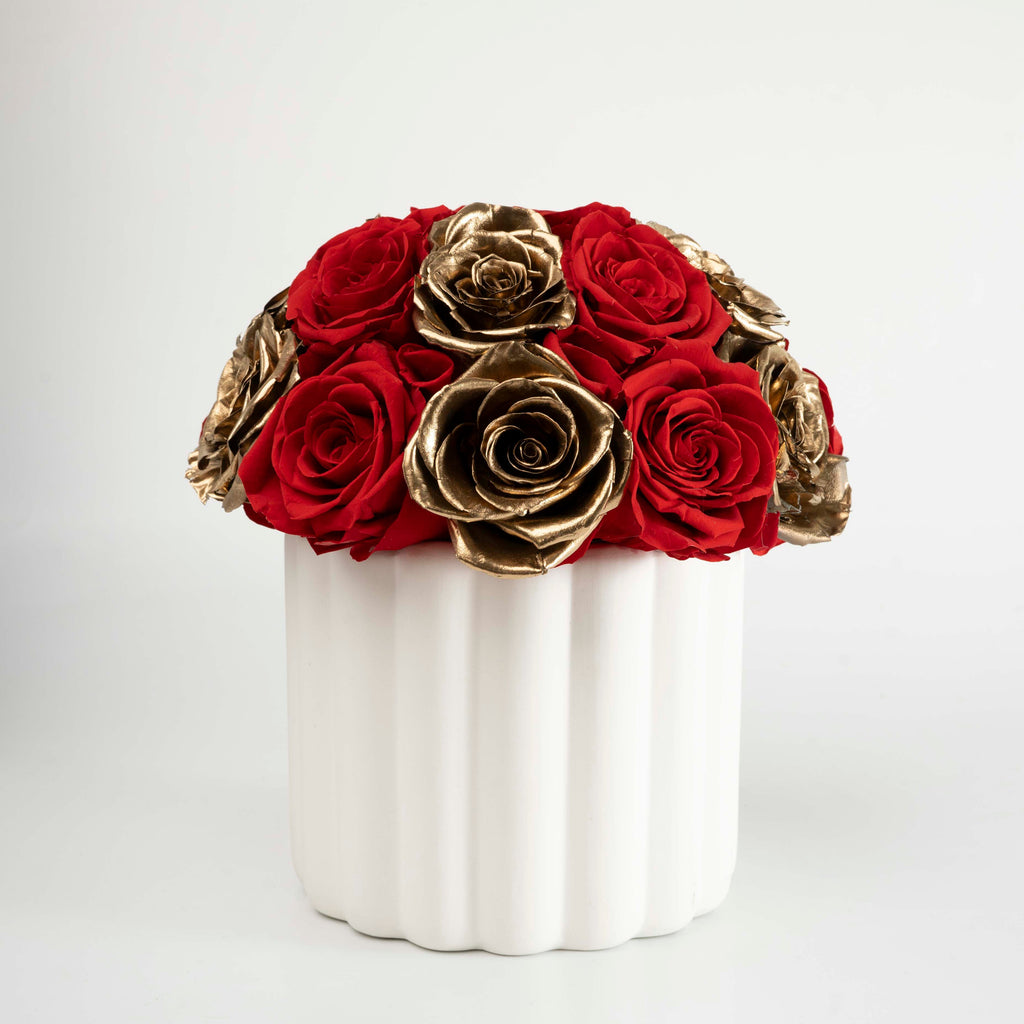 Golden Rosette (Vase included)