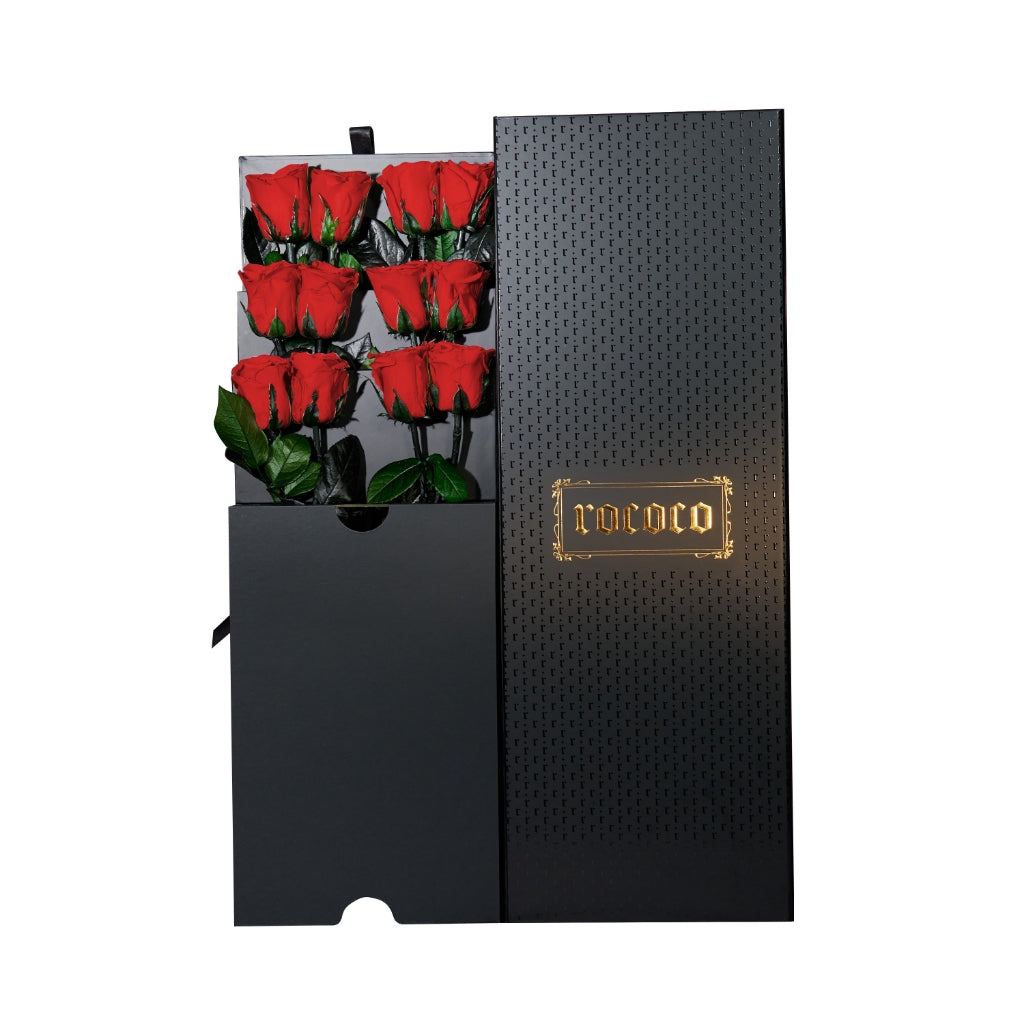 12 Long-Stem Forever Roses | Rococo